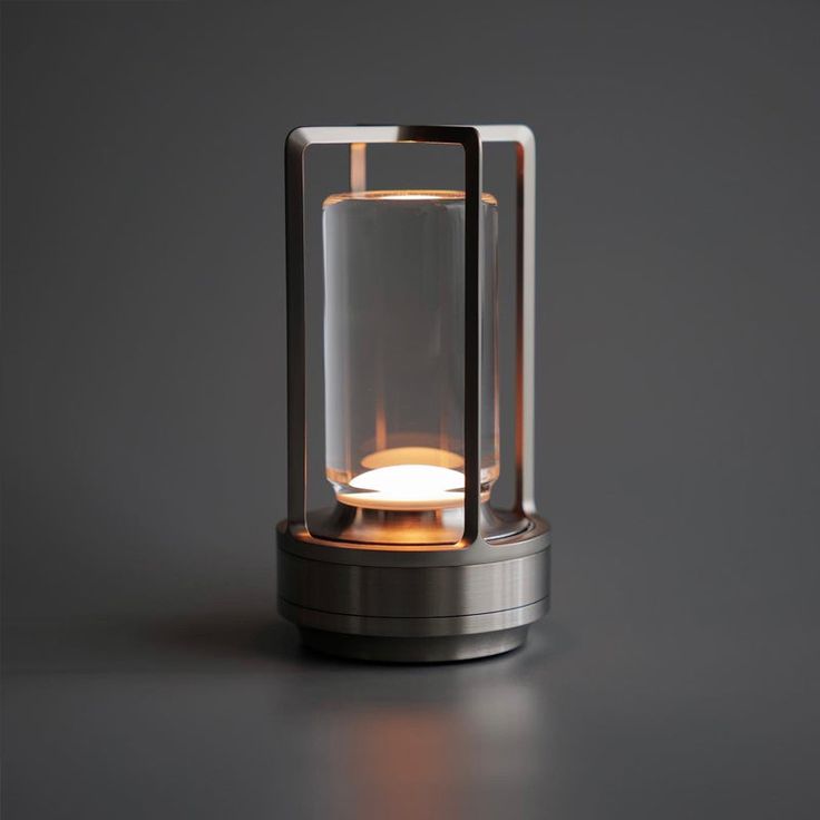 Cylinder™️ Minimal Portable Glass Lamp