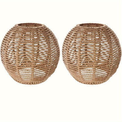 Weave Pendant Lamp Shade (2pc)