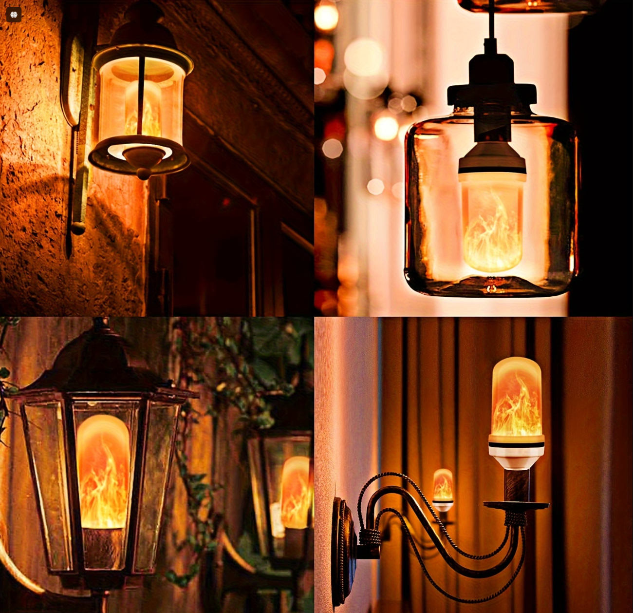 Flame Bulb (2pc)