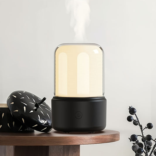 Minimalistic Black & White Diffuse Lamp and Humidifier
